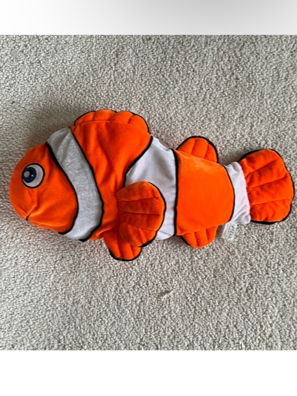 Finding Nemo nostalgic Y2K Vibrant Orange and White plush Fish